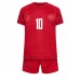 Danmark Christian Eriksen #10 Hjemmebanesæt Børn VM 2022 Kortærmet (+ Korte bukser)